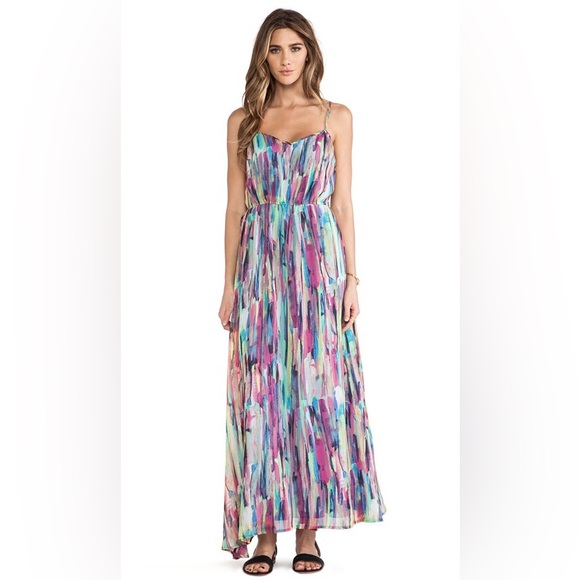 BB Dakota by JACK Bayberry Print Mazi Dress. Size 0. Excellent to Pristine Cond. - Picture 3 of 8